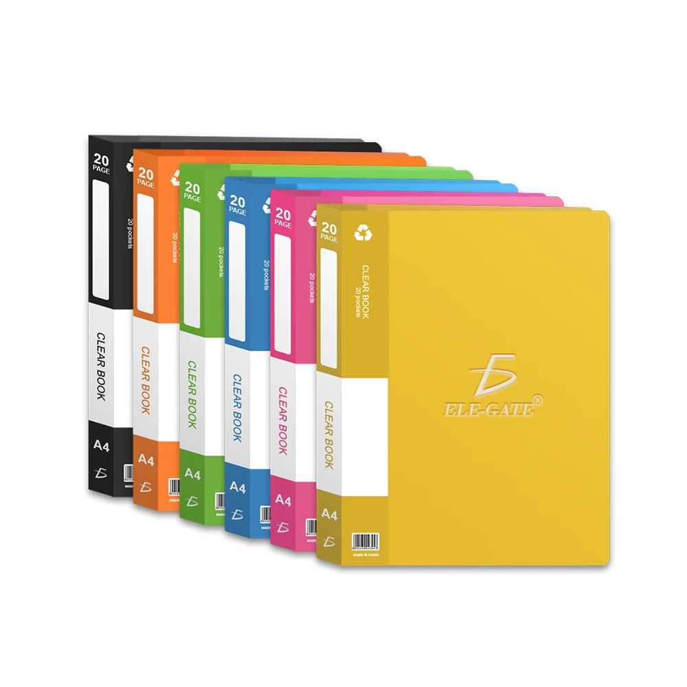 Carpeta de plástico de colores con etiquetas de identificación tamaño…
