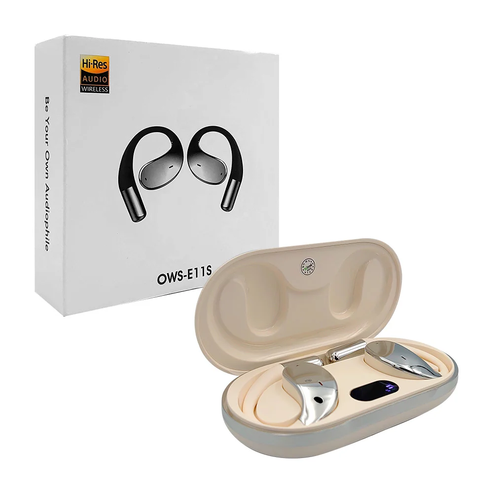 Audífonos inalámbricos bluetooth con diseño ergonómico y estuche de c…