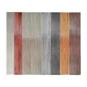 1pza Vinil adhesivo para piso con efecto de madera, 90.5x15cm, varied…