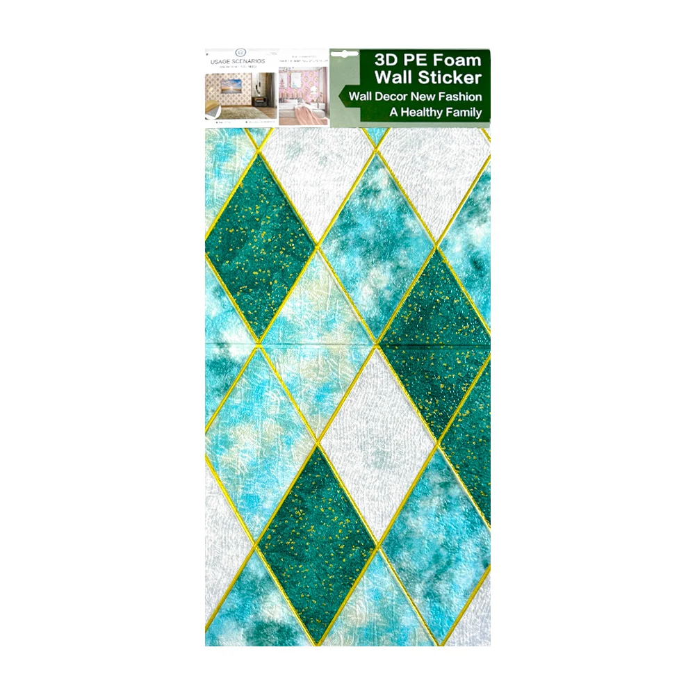 Panel tapiz autoadhesivo 3d de espuma para decoración 68x68cm, varied…