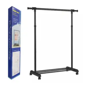 Organizador / closet multifuncional 1 tubo para la ropa y 1 estante p…