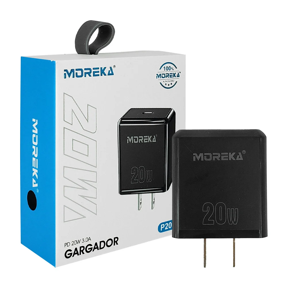 Cubo de carga moreka con puerto tipo c, 20w-3.0a / p205