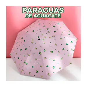 Paraguas reversible de bolsillo con estampado de aguacates, variedad …