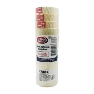 Paquete con 12 cintas adhesivas cristalinas mae, 12mm x 14.6m / pct-1…
