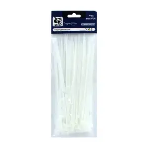 Paquete con 100 cinchos blancos de 4x200mm / Young / a4*200