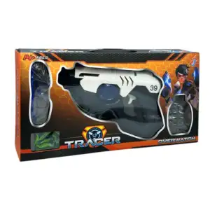Pistola de hidrogel tracer overwatch con accesorios, variedad de colo…