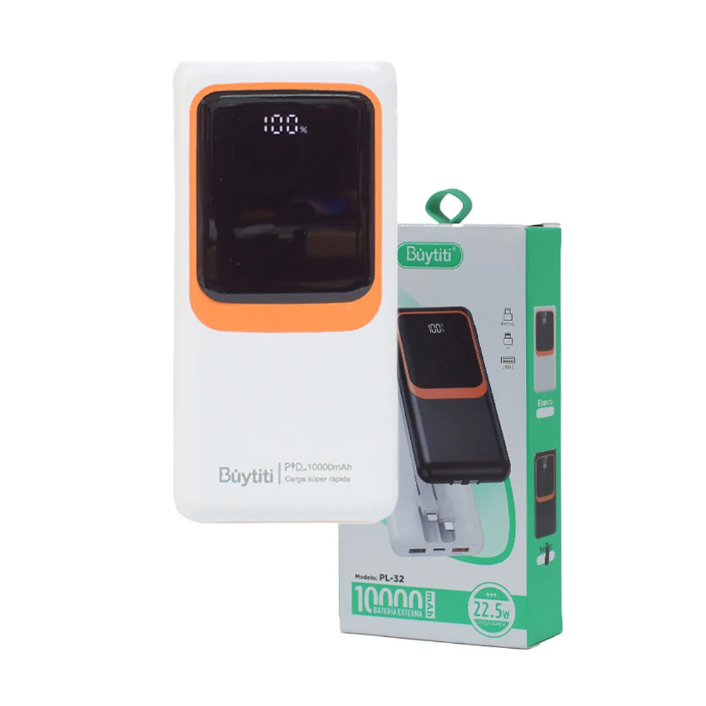 Power bank / batería portátil de 10000mah buytiti con entrada tipo c,…