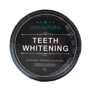 Polvo de carbón activo orgánico para blanqueamiento de dientes, 30g /…