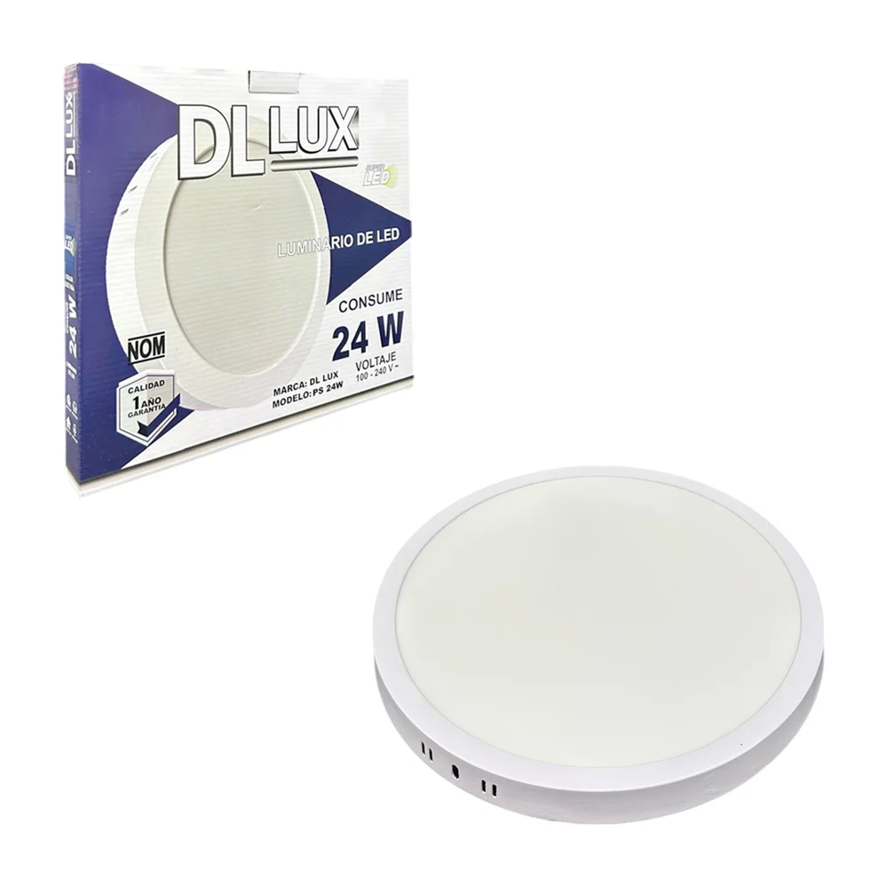 Lámpara plafón de sobreponer para interiores de 24w con luz fria / ps…