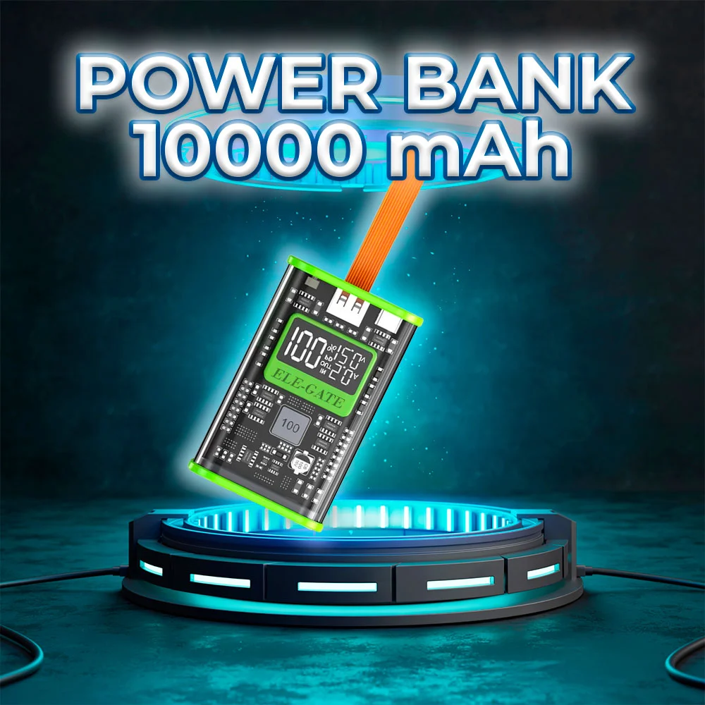 Power bank externa para productos digitales con puerto usb, tipo c y …