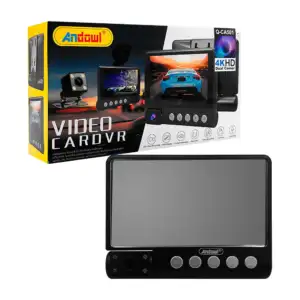 Cámara de video dvr andowl con pantalla de 4 pulgadas 4k hd para auto…