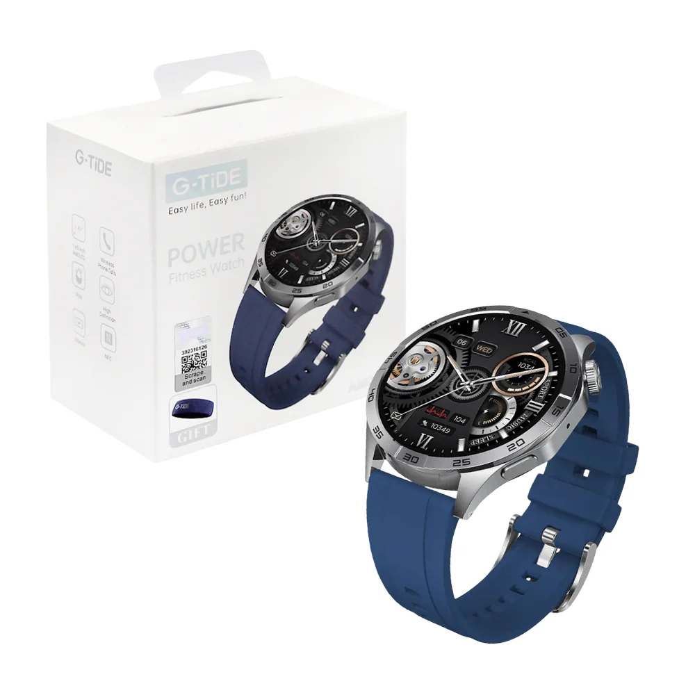 Reloj / smartwatch g-tide con pantalla amoled redonda, deportivo con …