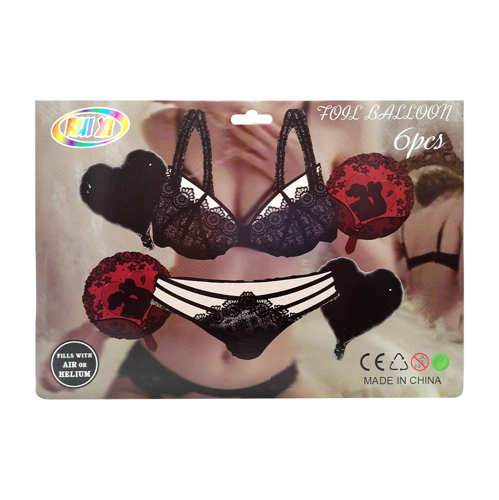 Set de 6 globos metálicos con temática de despedida de soltera, varie…
