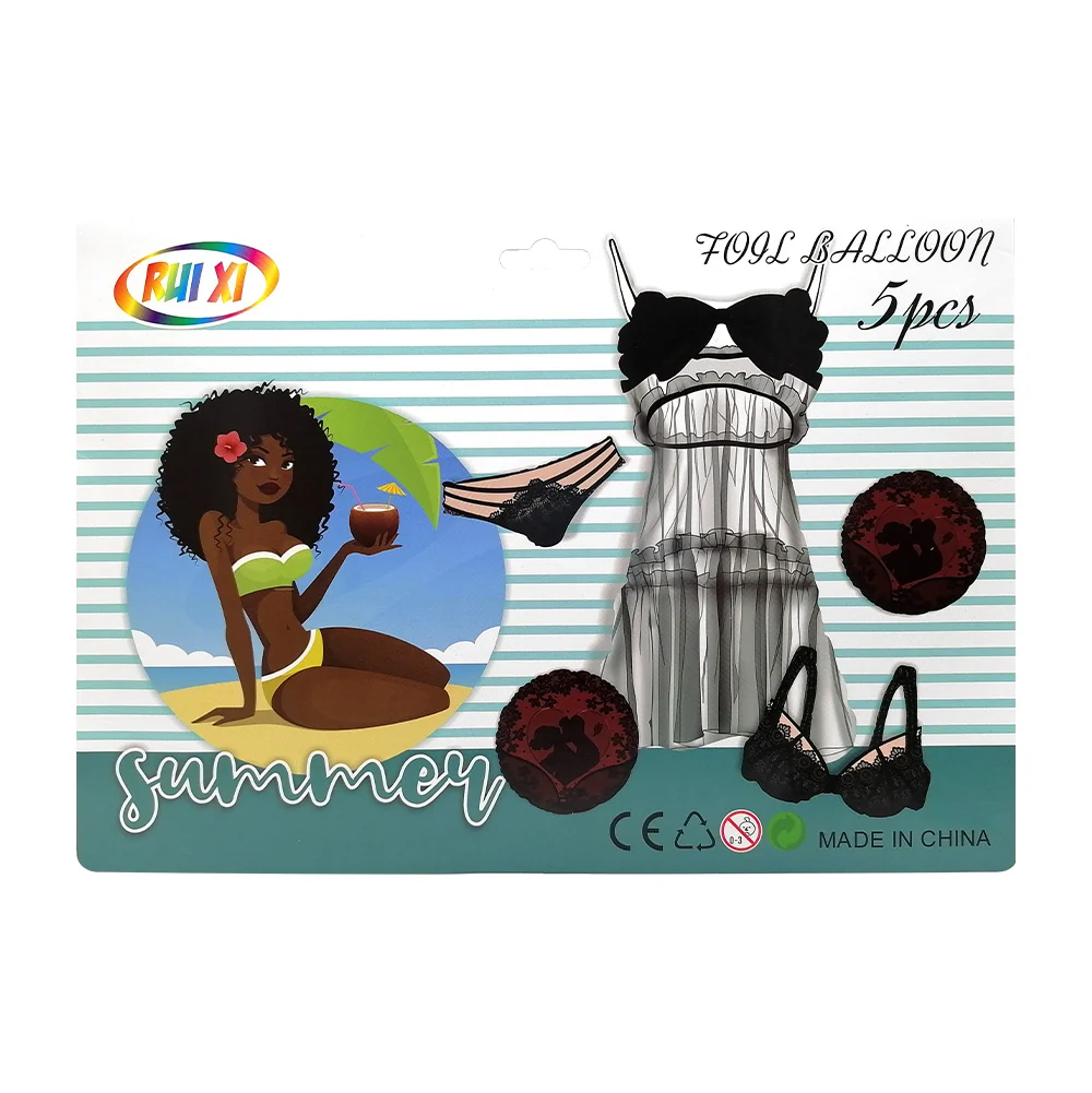 Set de 5 globos metálicos con temática de despedida de soltera, summe…