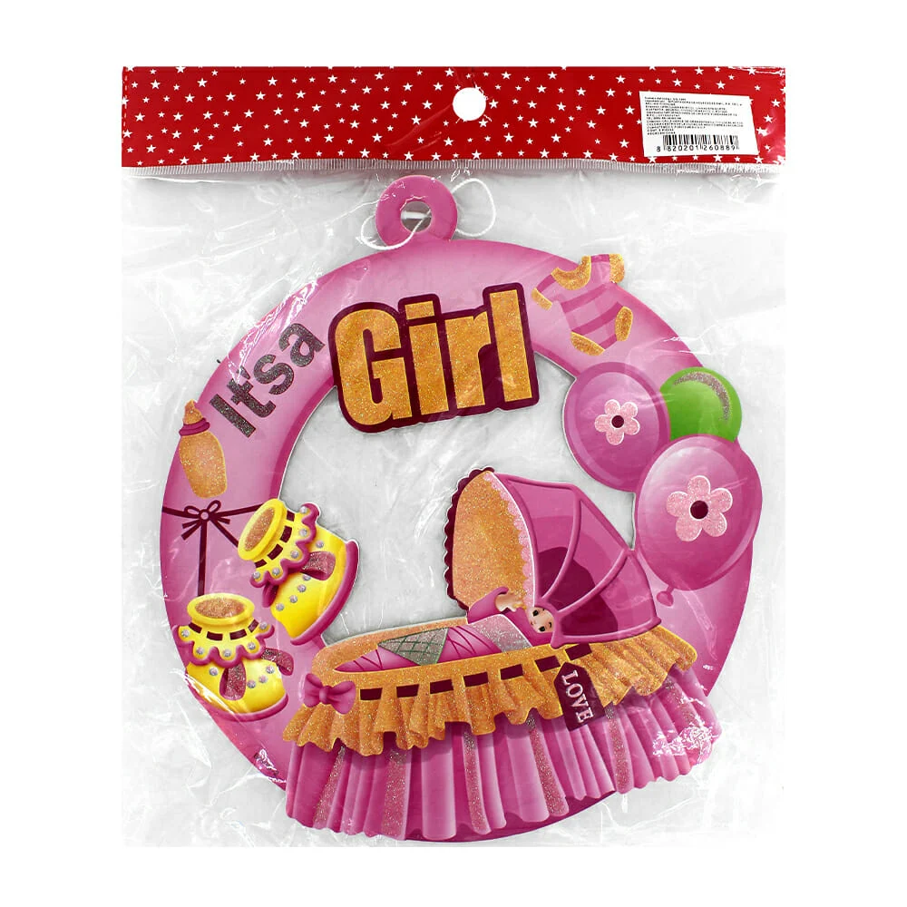 Letrero colgante its a baby boy / girl decorativo, variedad de colore…