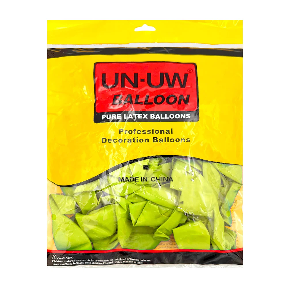 Paquete 50 globos de látex del número 12, variedad de colores / un-uw…