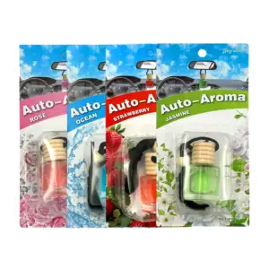 Frasco transparente aromatizante de 8ml con fragancia para automóvil,…