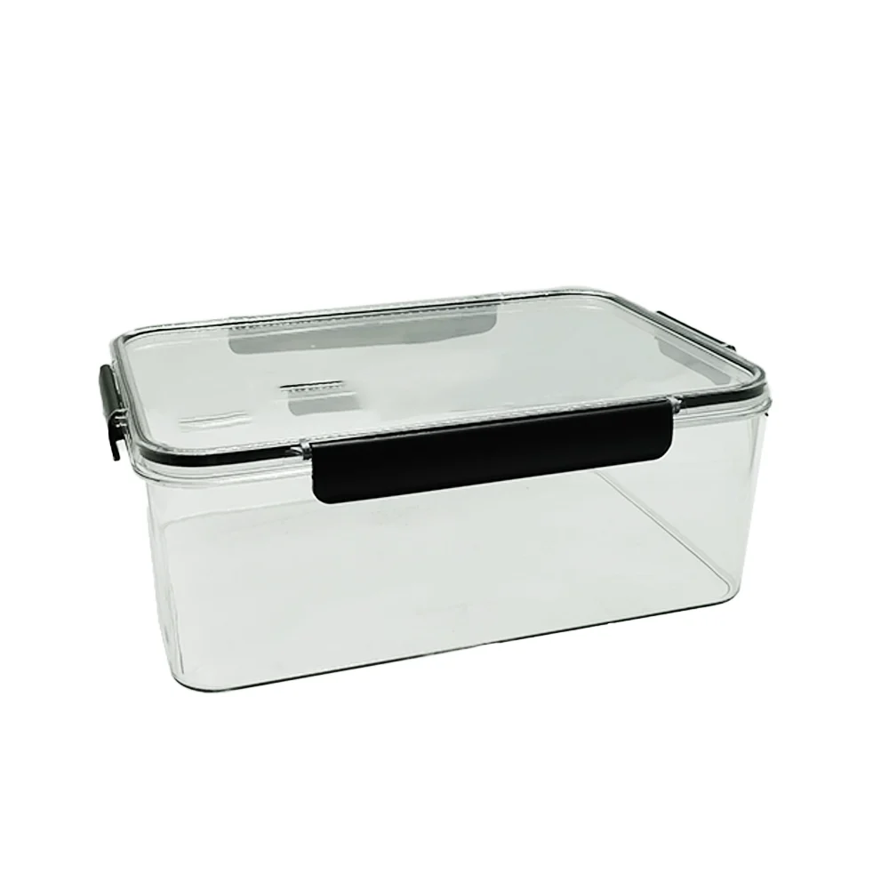 Tupper rectangular de acrílico y cierre hermético de colores 20x30x10…