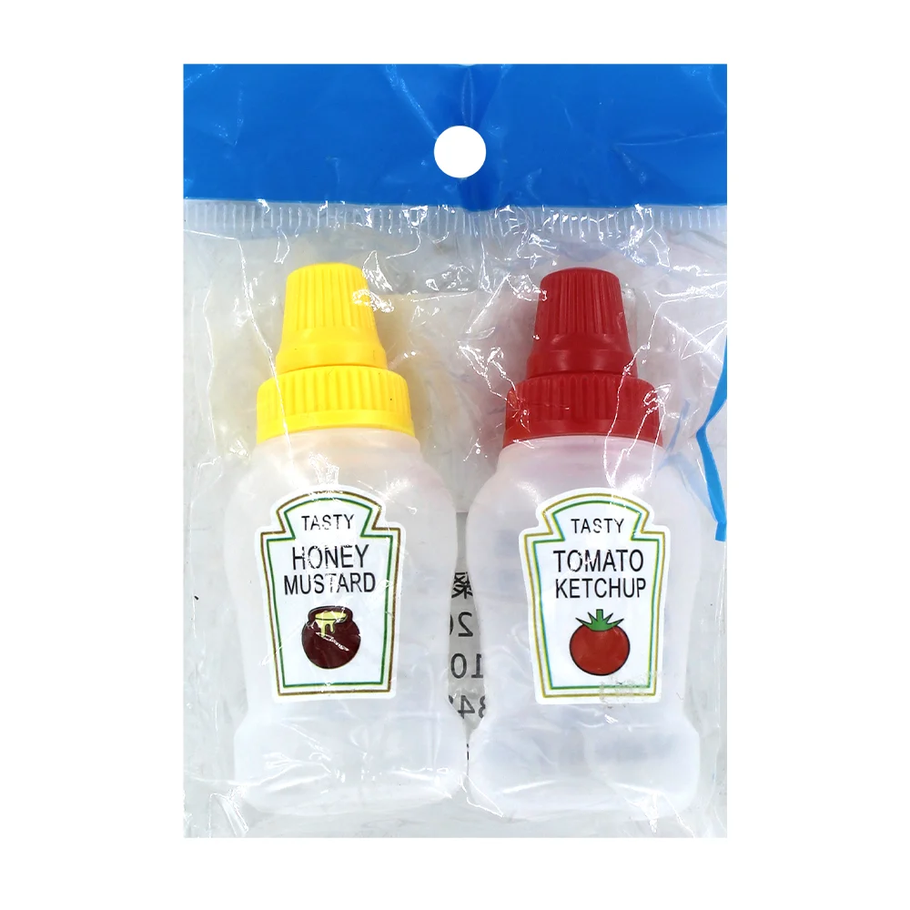 Paquete 2 mini botellas para condimentos / tasty honey mustard - tast…