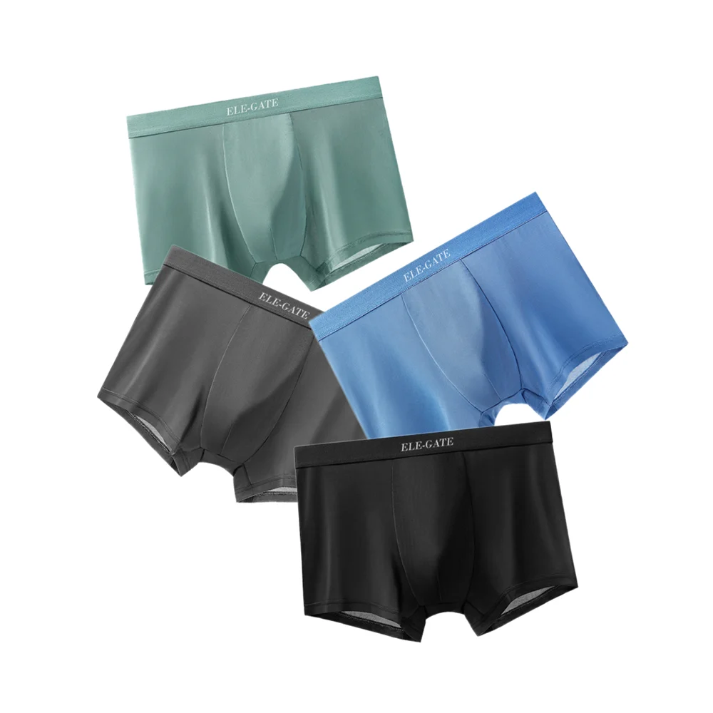 Bóxer tipo seda de hielo para hombre, variedad de colores y tallas / …