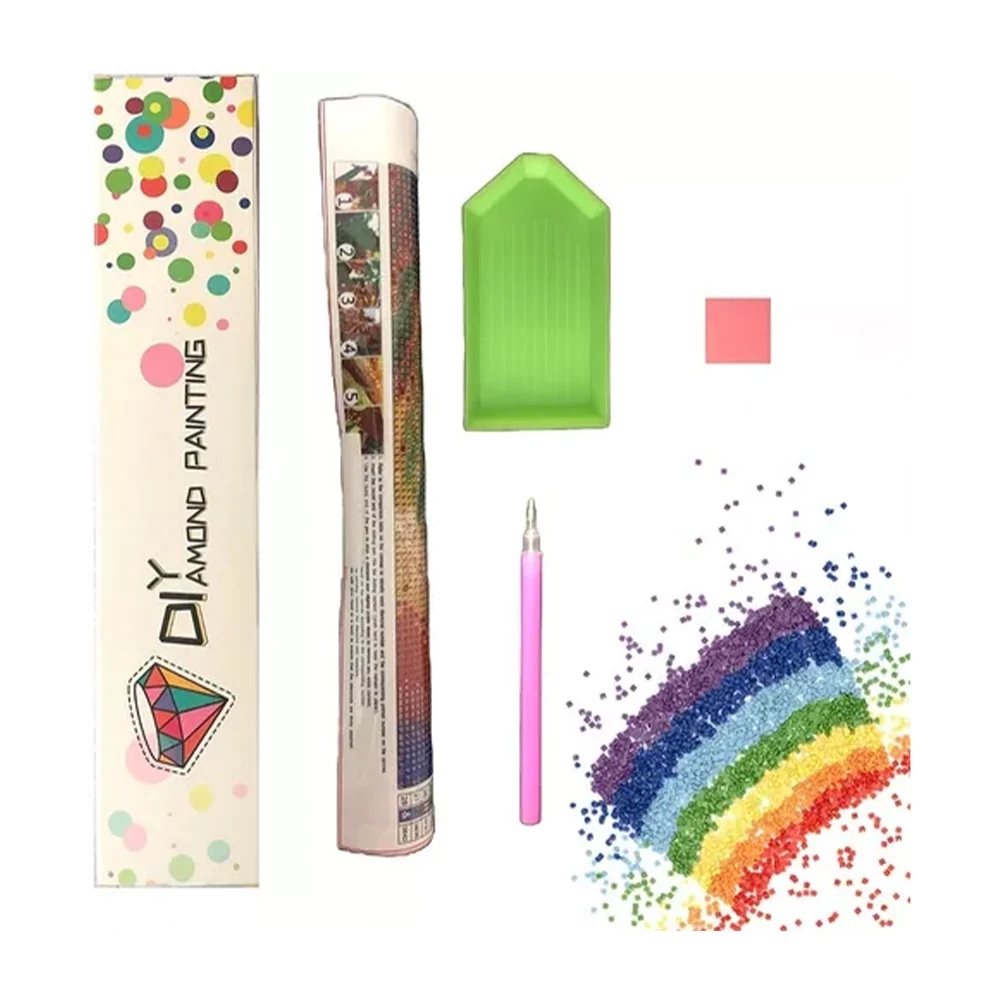 Dibujo cuadro interactivo diamond painting de 30x40cm con accesorios,…