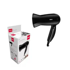 Mini secadora plegable para el cabello con 2 ajustes de temperatura /…