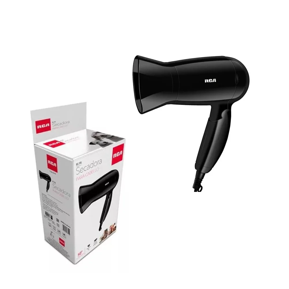 Mini secadora plegable para el cabello con 2 ajustes de temperatura /…