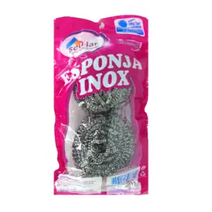 Paquete de 2 fibras metálicas redondas para trastes / inox