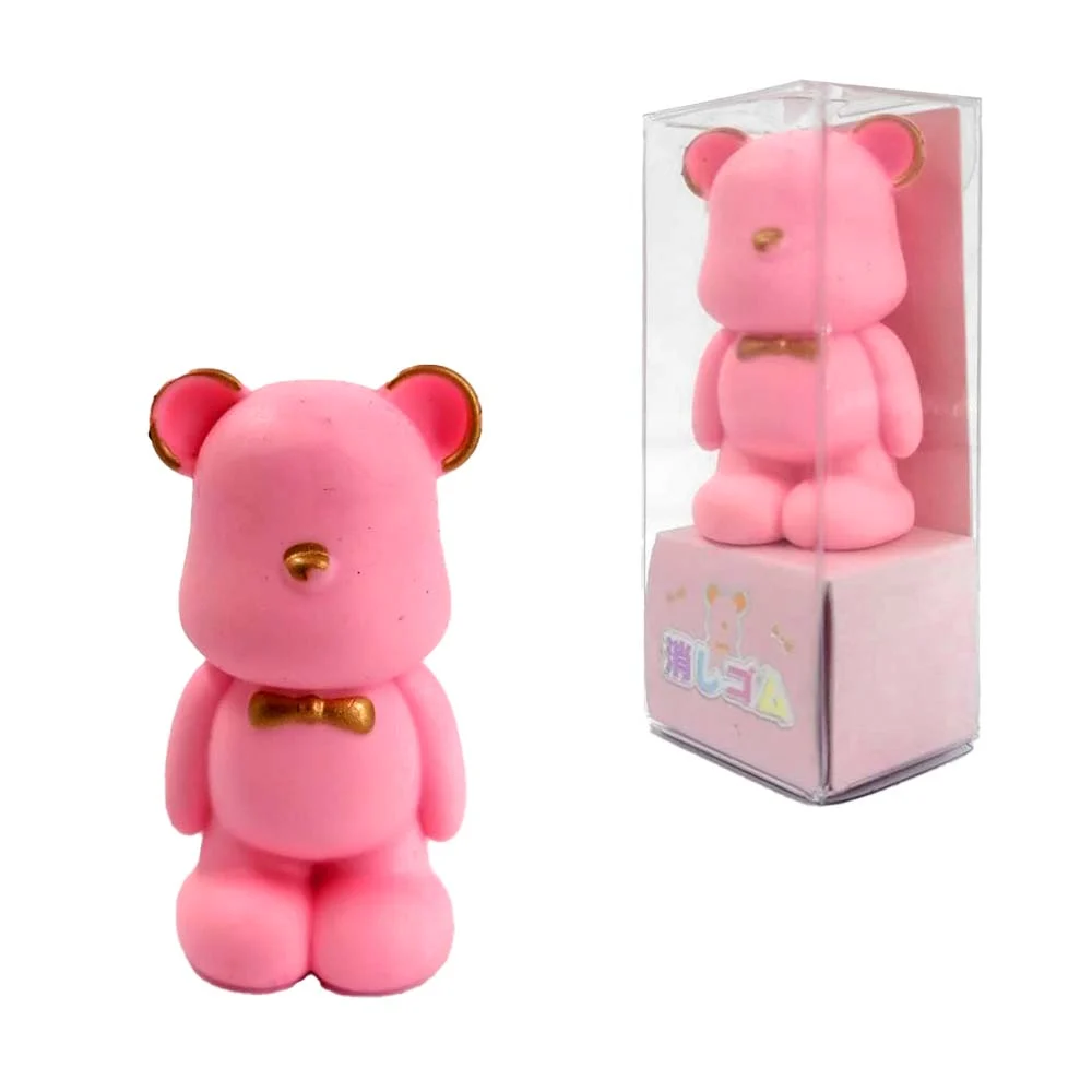 1pza Borrador goma de borrar en forma de oso, 5cm, variedad de colore…