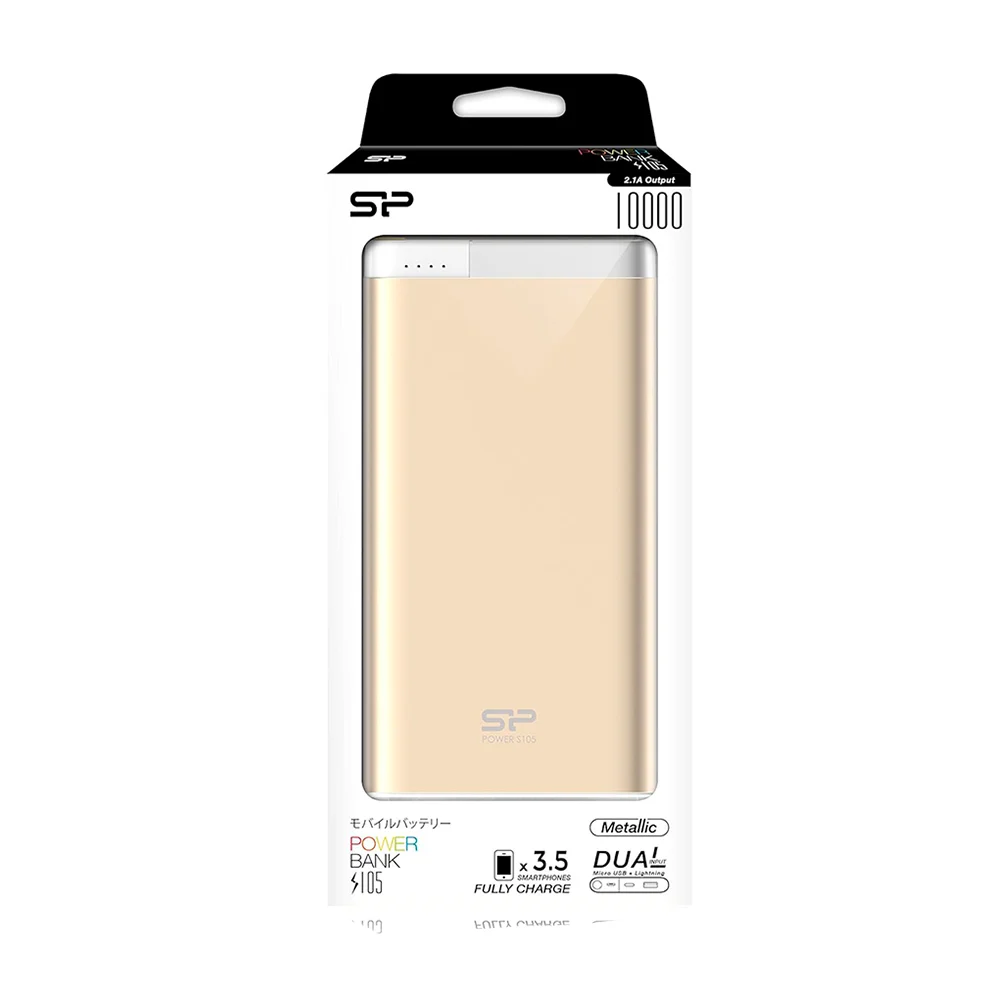 Power bank silicon power con capacidad de carga de 10000ma, 2.1a con …