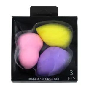 Paquete con 3 esponjas beauty blender aplicadoras de maquillaje, vari…