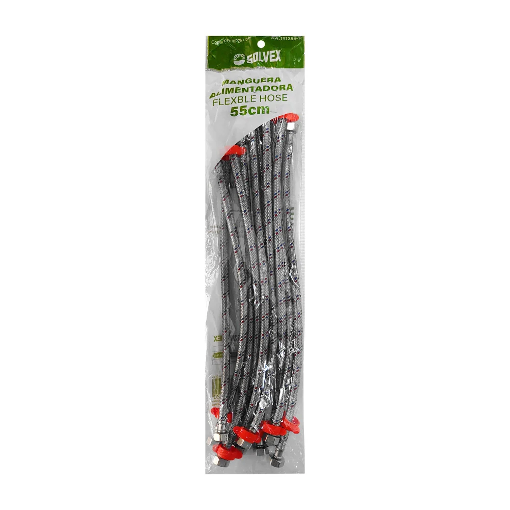 Paquete con 10 mangueras alimentadoras flexibles de 55cm para fregade…