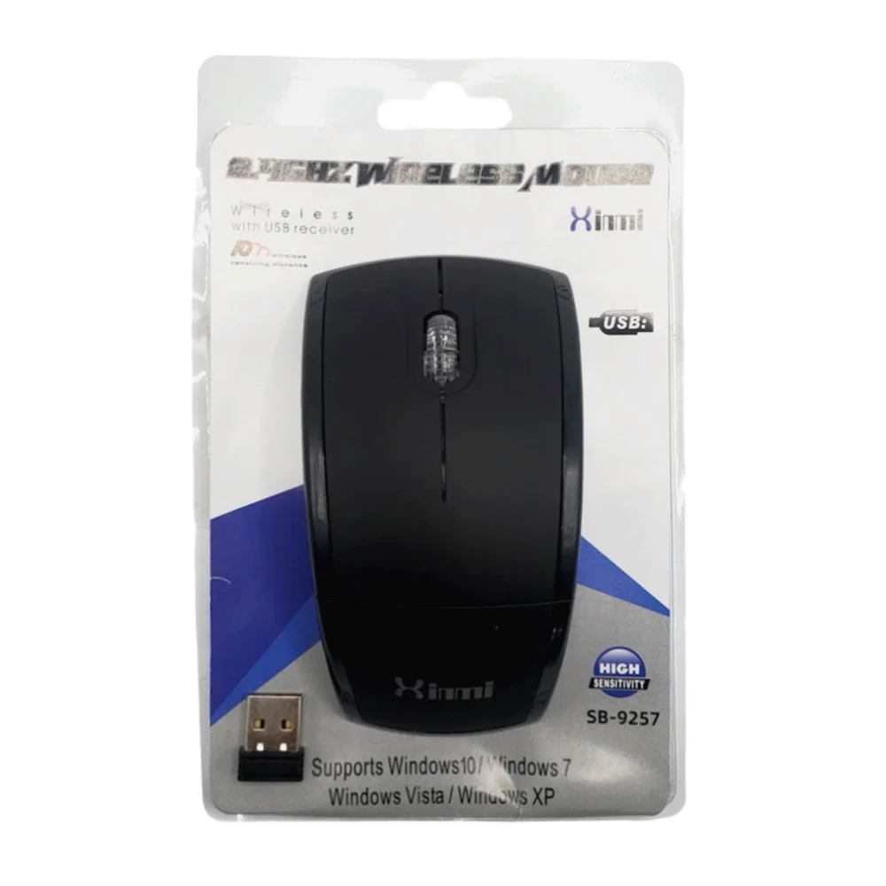 Mouse inalámbrico xinmi con diseño de arco 2.4ghz, variedad de colore…
