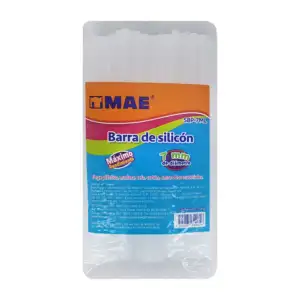 Paquete con barras de silicón transparente mae 25cm x 7mm, 1kg / sbp-…