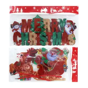 1pza Adorno de letrero navideño pequeño con brillantina y serie de lu…