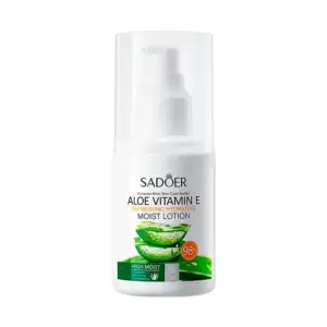 Loción facial sadoer con extracto de aloe vera y vitamina e, 100ml / …