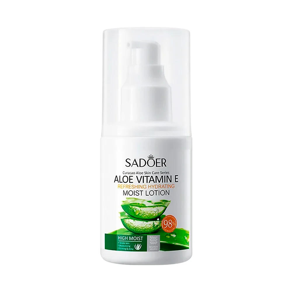 Loción facial sadoer con extracto de aloe vera y vitamina e, 100ml / …