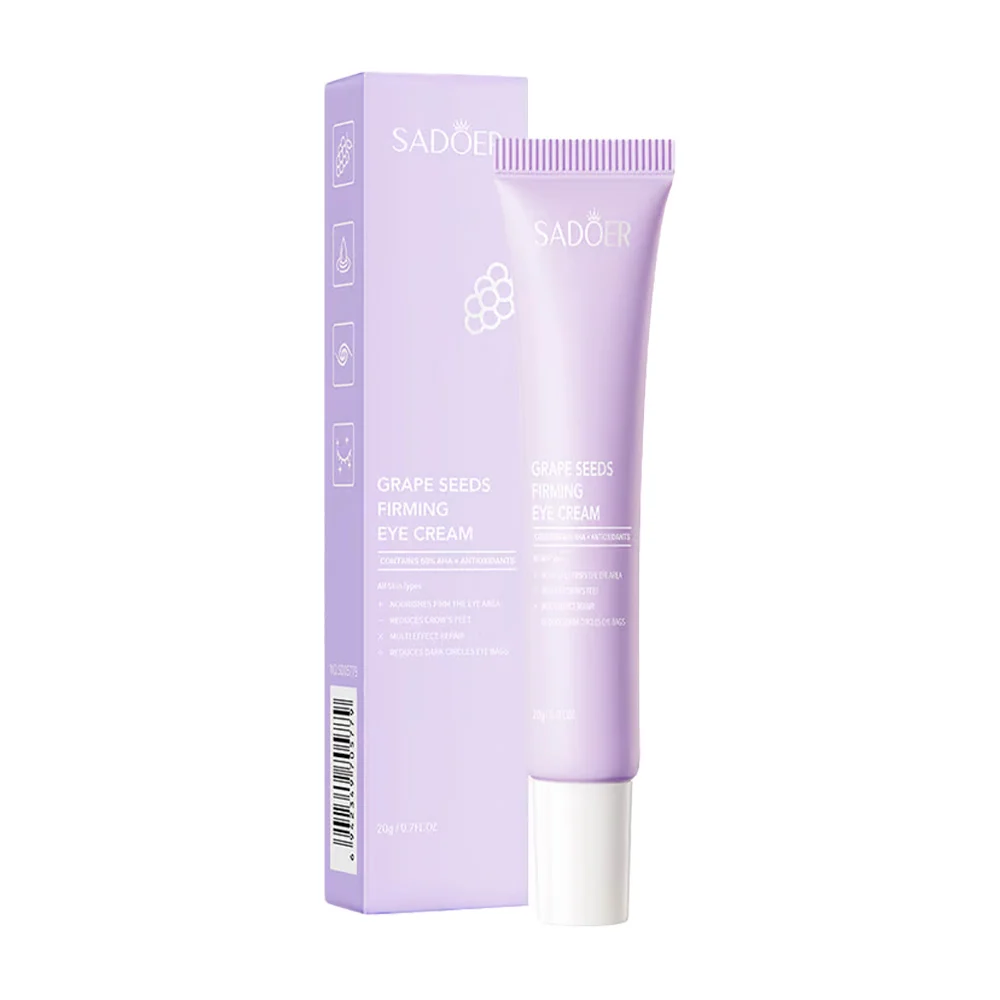 Crema hidratante y reafirmante con extracto semillas de uva para ojos…