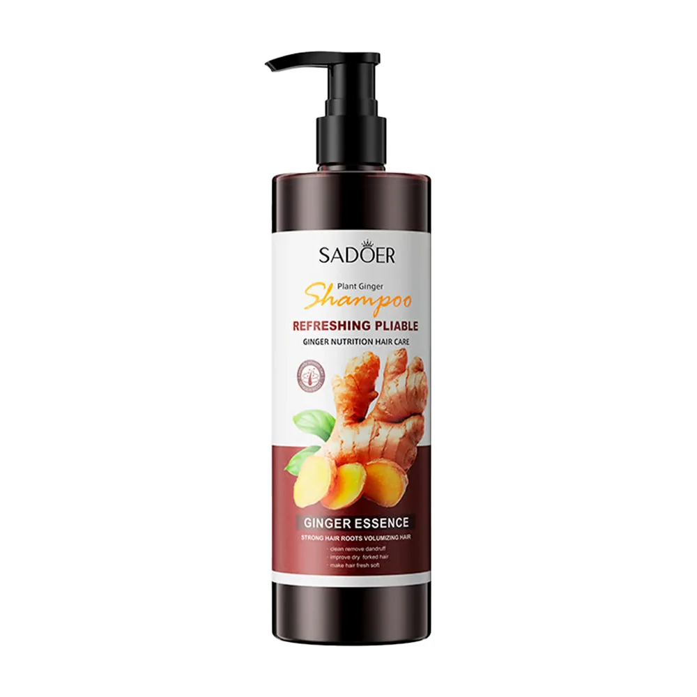 Shampoo sadoer con esencia de jengibre para el cuidado del cabello, 5…