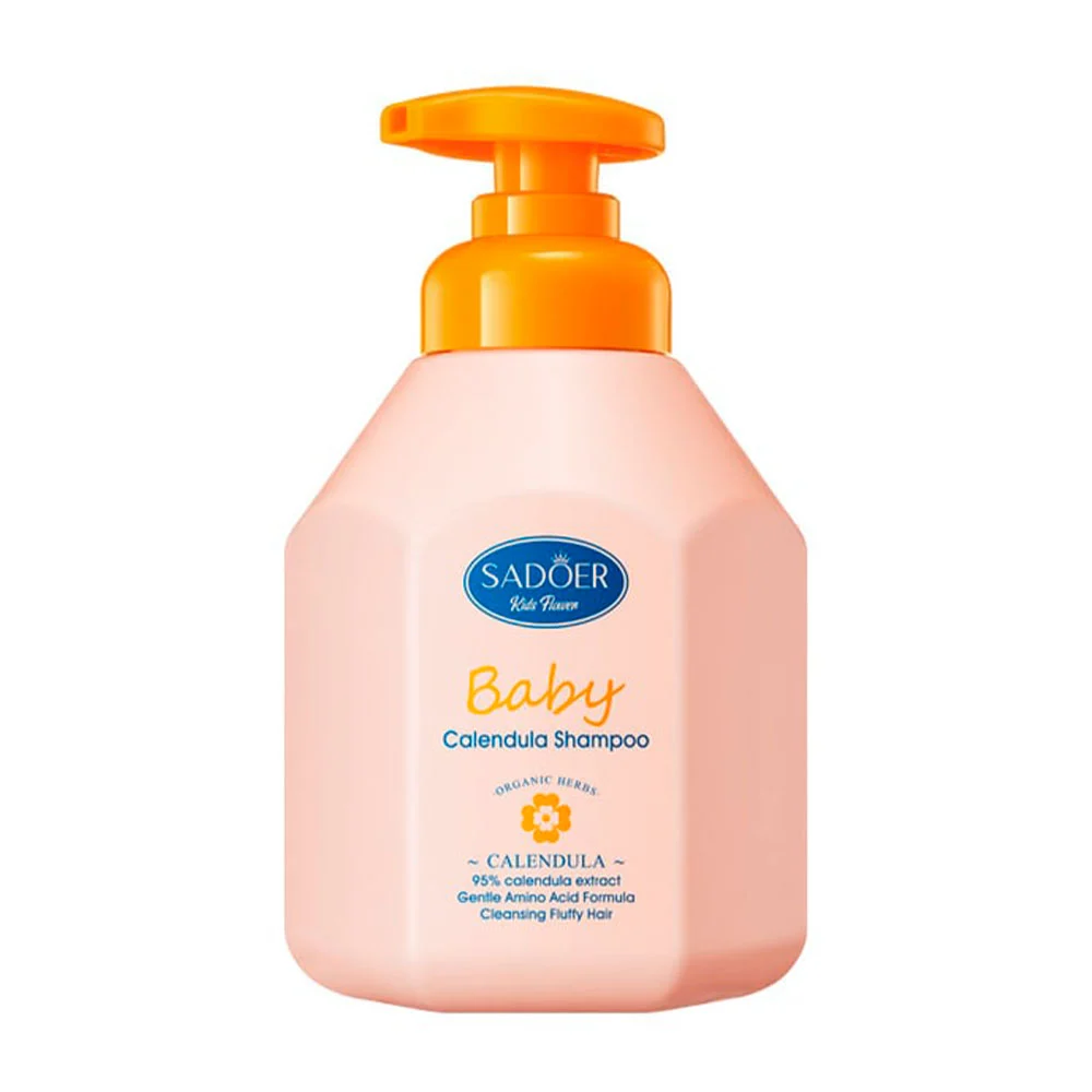 Shampoo para niños espumoso sadoer con extracto de caléndula y aminoá…