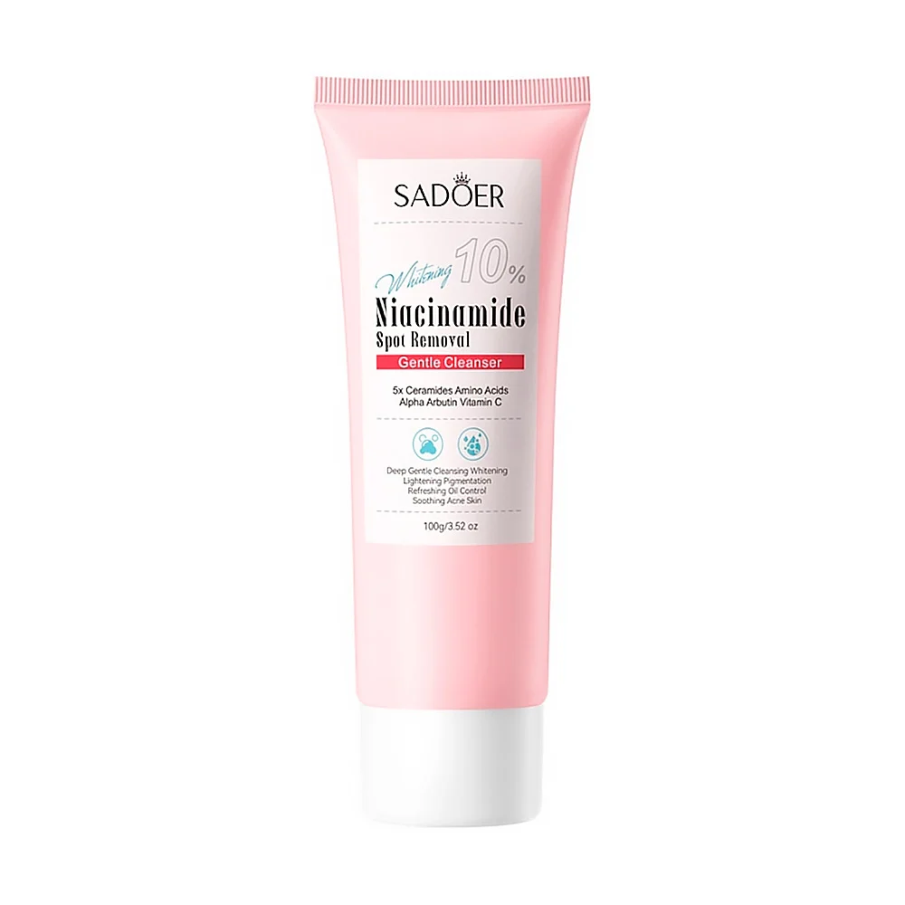 Limpiador facial sadoer de 100g con niacinamida para eliminar manchas…