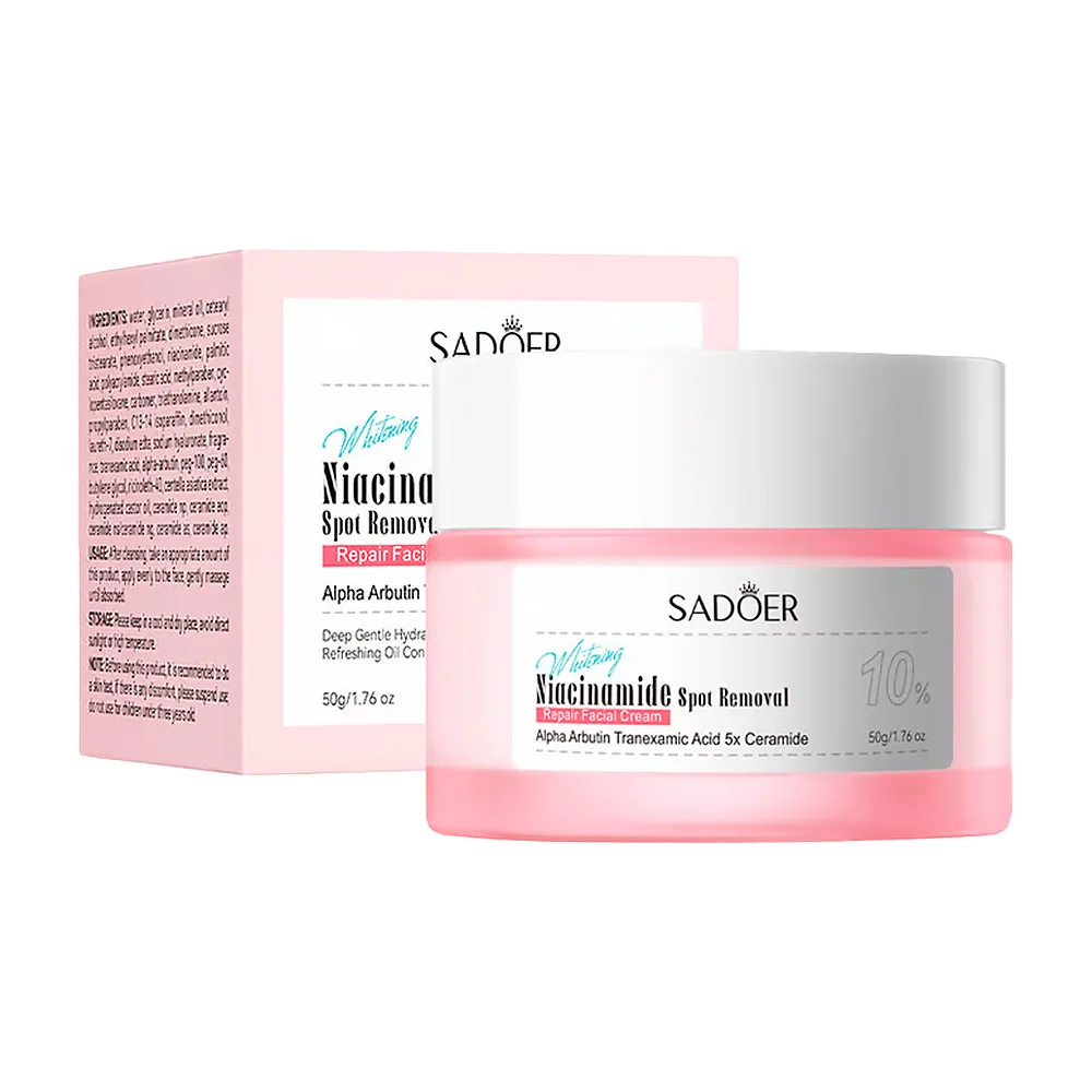 Crema blanqueadora y reparadora con niacinamida, 50g / sadoer