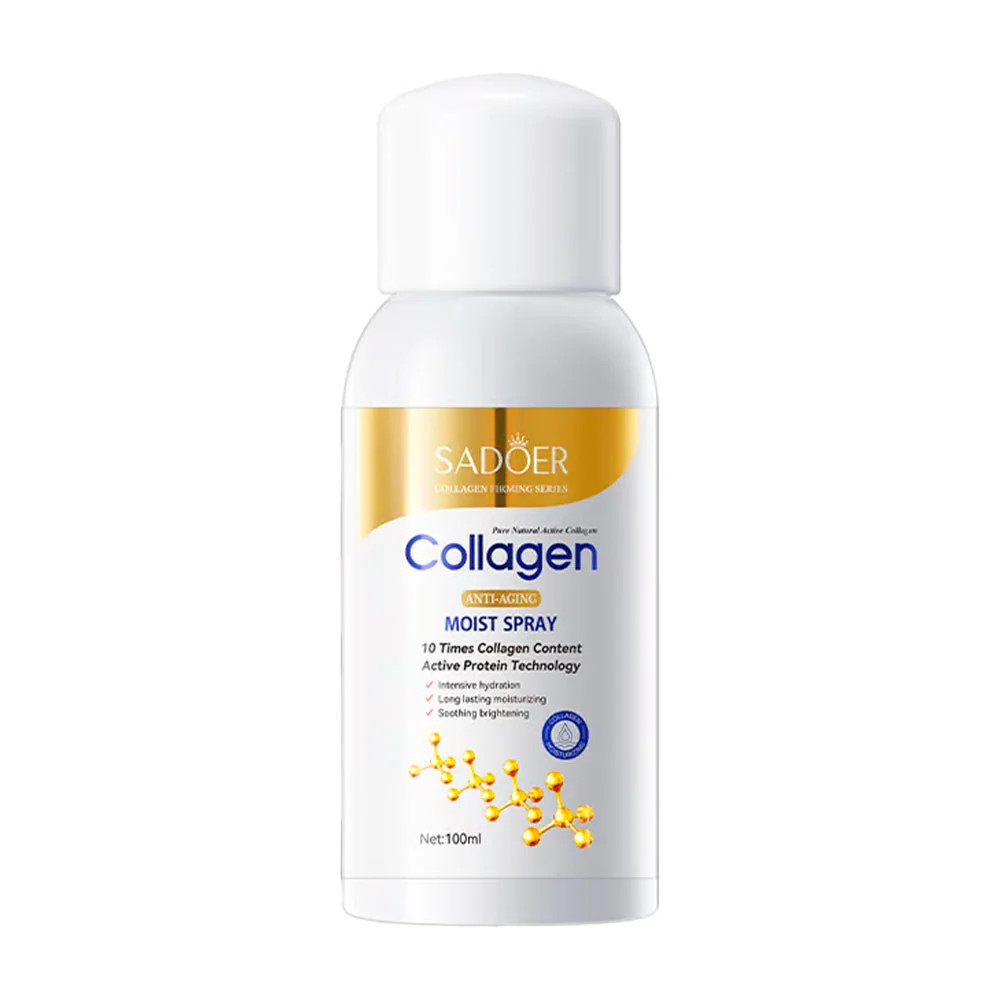 Spray hidratante anti-edad sadoer con extracto de colágeno, 100ml / s…