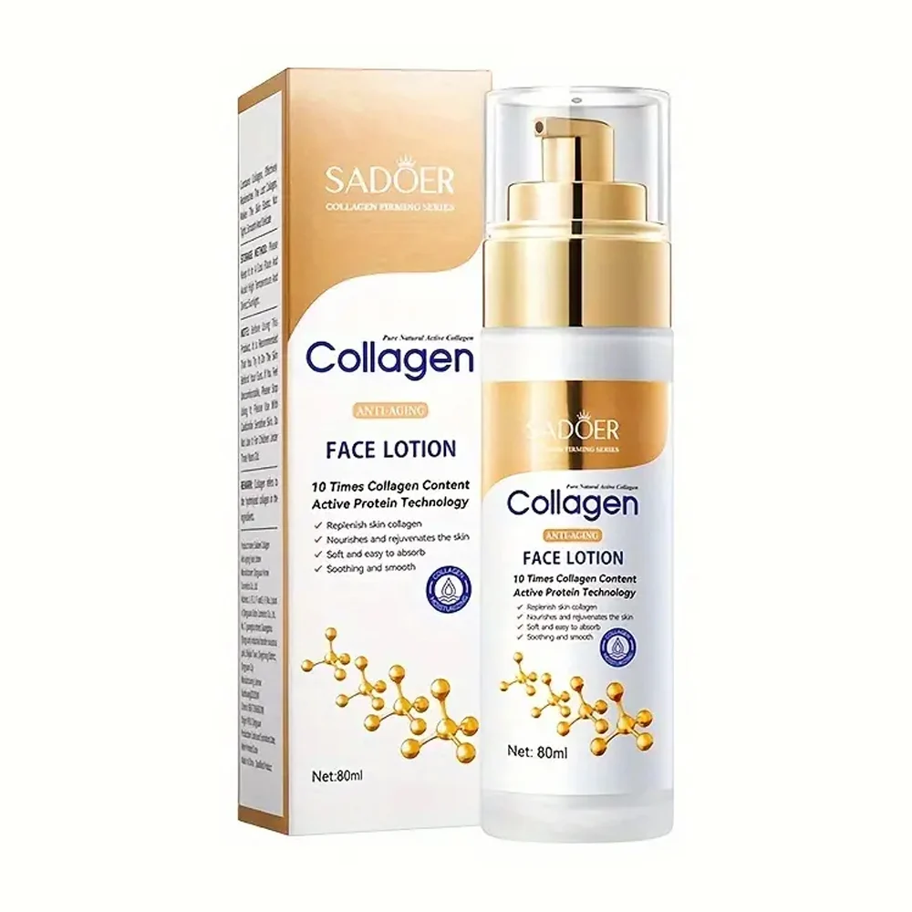 Loción facial hidratante sadoer con colágeno antienvejecimiento, 80ml / sd44401 / sd39323