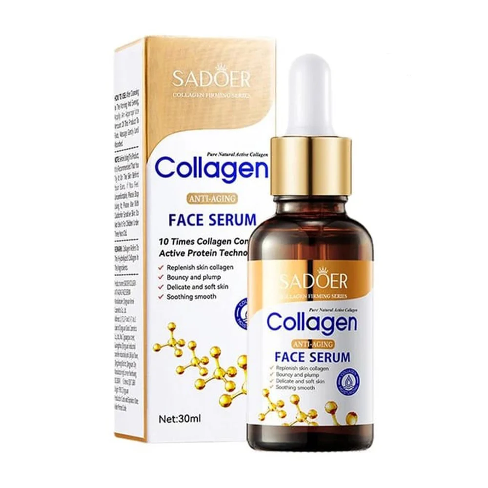 Suero facial hidratante sadoer con colágeno antienvejecimiento 30ml /…