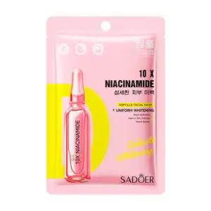 1pza mascarilla sadoer blanqueadora con niacinamida / sd47038 / 10x n…