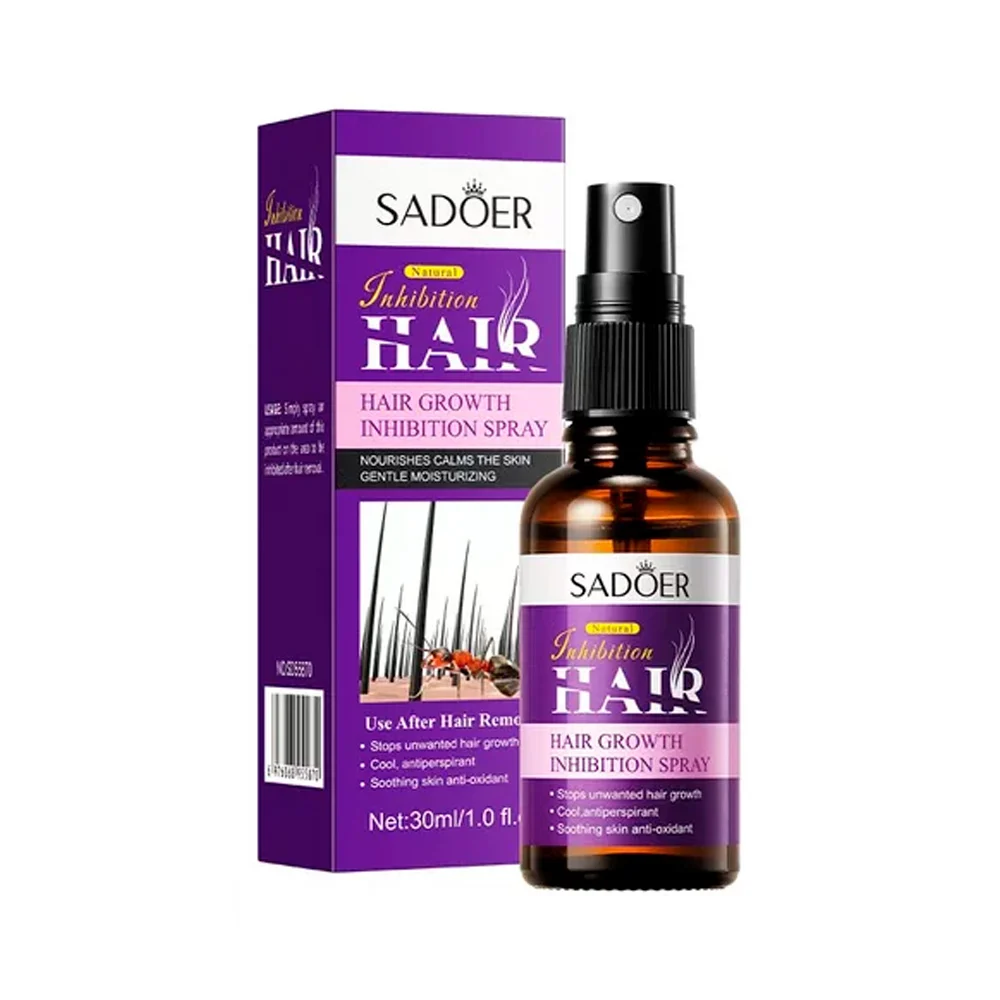 Spray inhibidor natural sadoer para el crecimiento del cabello y evit…