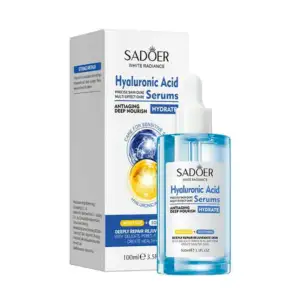 Suero facial hidratante antienvejecimiento con esencia de ácido hialu…