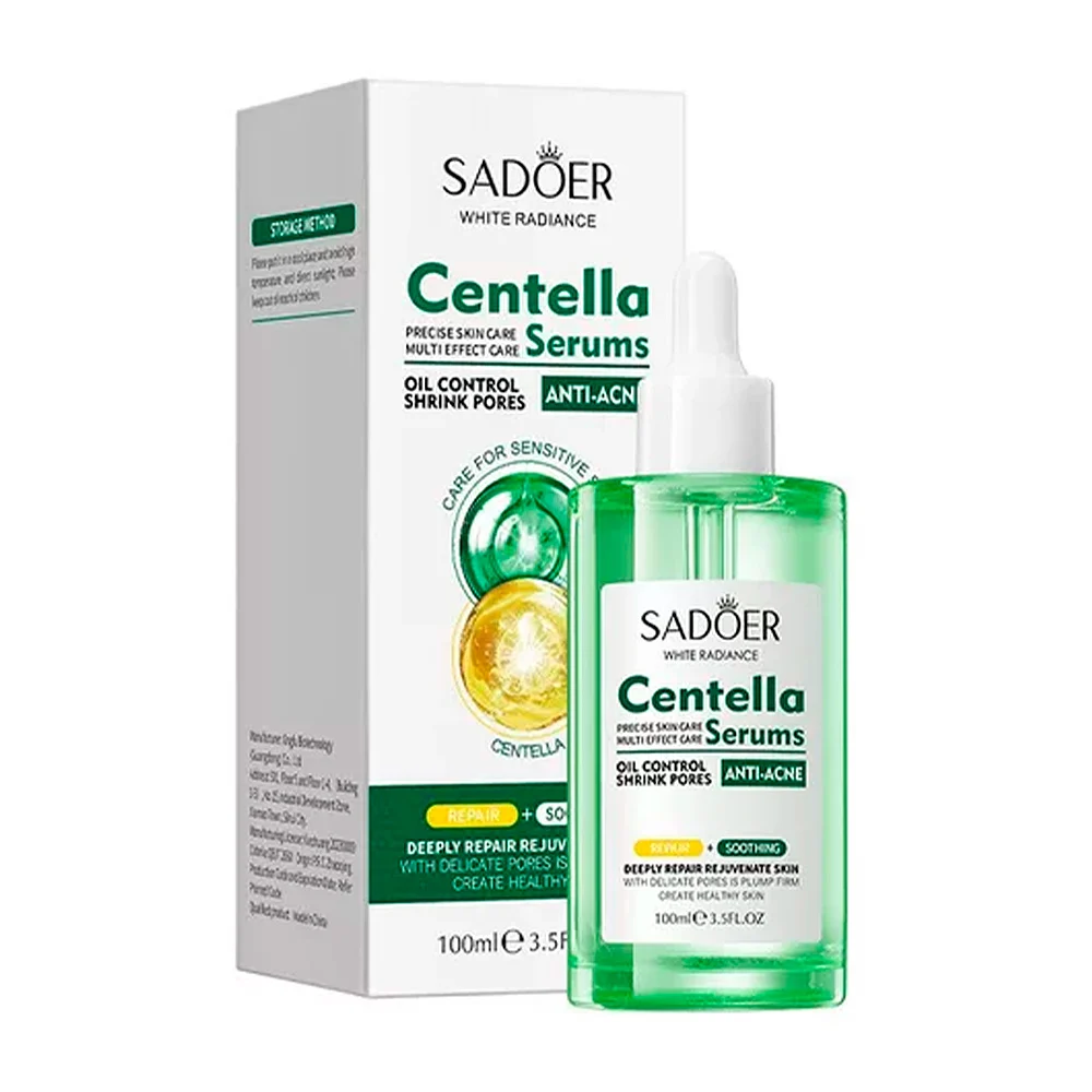 Suero facial anti acné con centella para el control de la grasa en la…