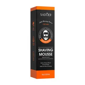 Espuma de afeitar suave sadoer para la barba, 60ml / shaving mousse /…